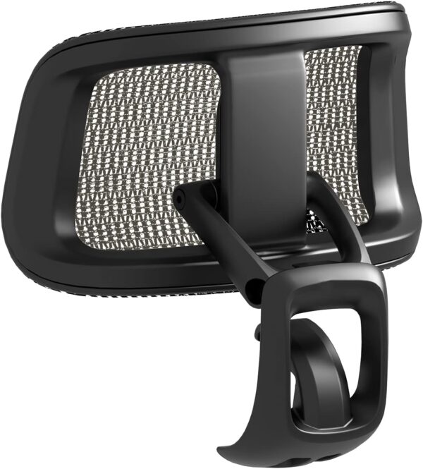 Headrest for Office Chair ELATASK, Not General, Grey Mesh Black Frame - Image 2