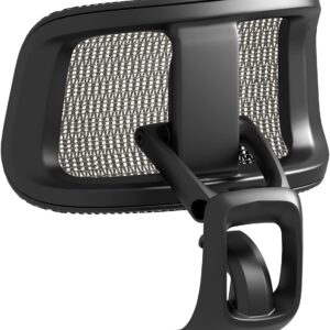 Headrest for Office Chair ELATASK, Not General, Grey Mesh Black Frame