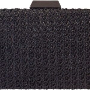 Natural Straw Box Clutch