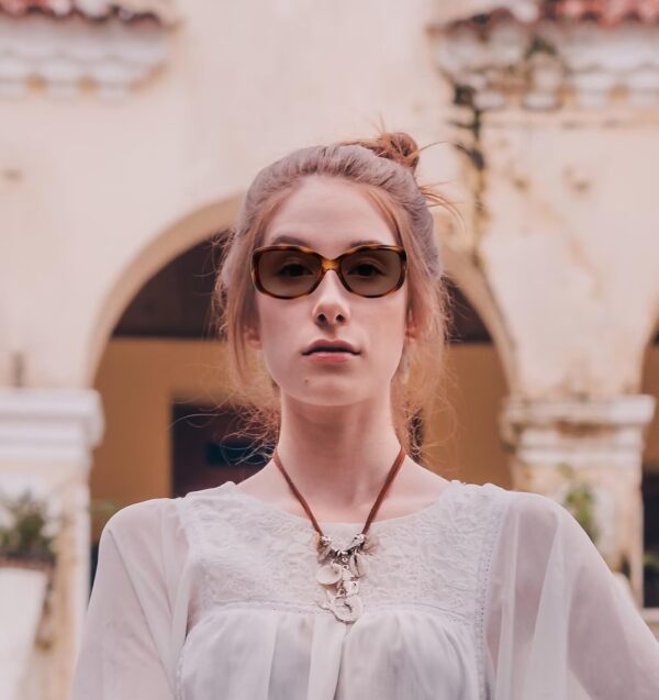 Vintage Square Sunglasses for Women Men Havana Thick Wrap Around Sun Glasses B2703