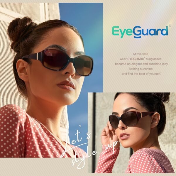 Oversized Sunglasses Womens Trendy Large Driving Sun Glasses Ladies Big Sunnies Shades - Image 7