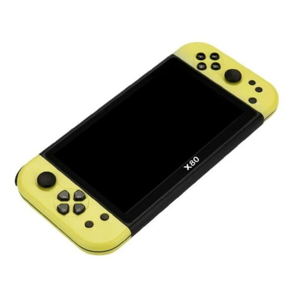 Portable Gaming Console, X80 7-inch 16GB 10000 Nostalgic Games Support High Defination Out - Image 7